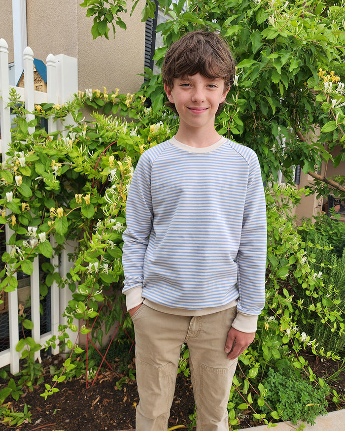 Big Kid Raglan Sweatshirt: K034