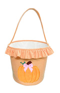 Bits & Bows Ruffle Bow Pumpkin Tote