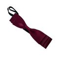 Blair Bow Burgundy Satin Headband Wrap