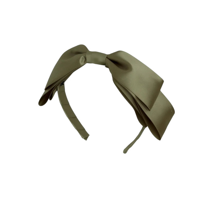 Blair Bow Sage Satin Headband