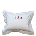 Boudoir Pillow Sham With Sailboats