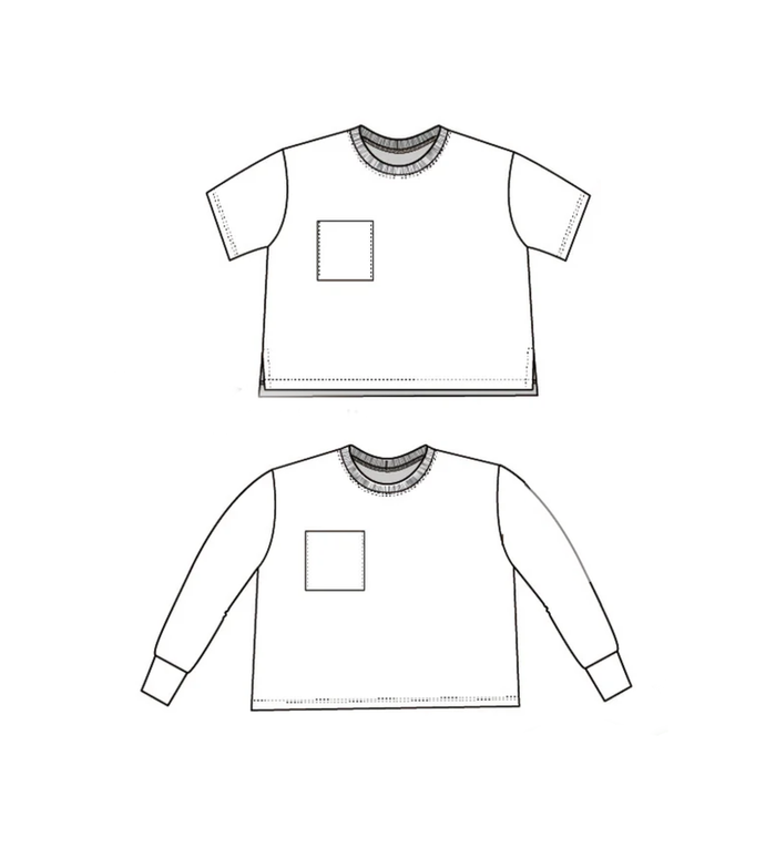 boxy tee : K017