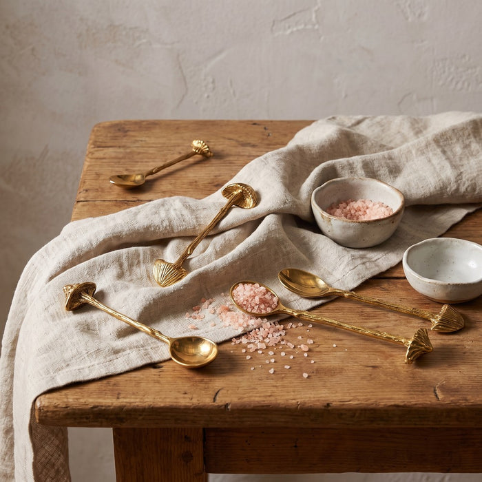 Brass Mushroom Spoon, styled at home