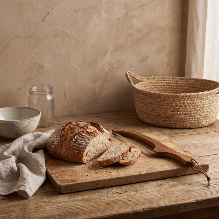 Bread Bow Knife, styled at home
