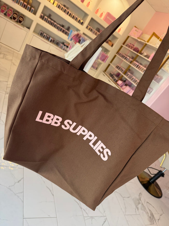 Brown LBB tote bag