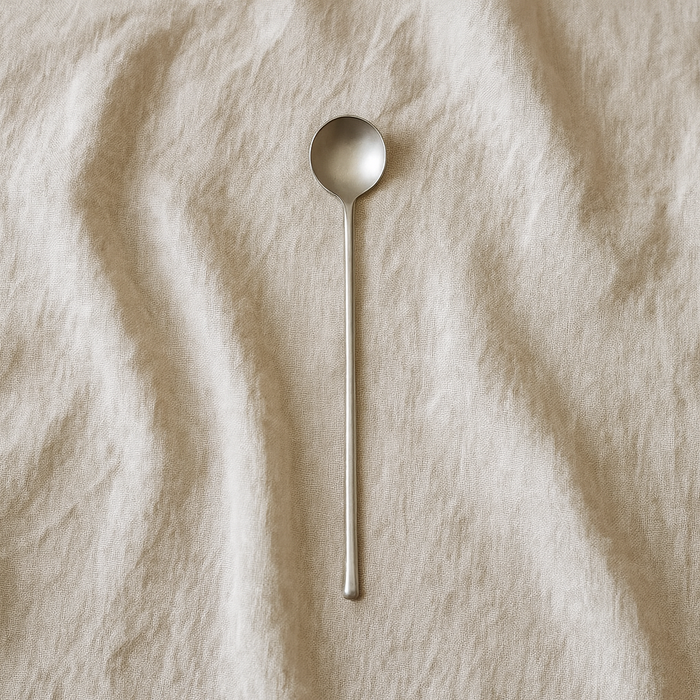 Brushed Pewter Cocktail Spoon