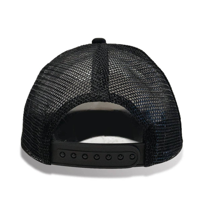 Bubu - Black Trucker Hat - Butterfly-Hats-3-18M-Posh Baby