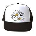 Bubu - Black & White Trucker Hat - Let's Go Explore-Hats-3-18M-Posh Baby