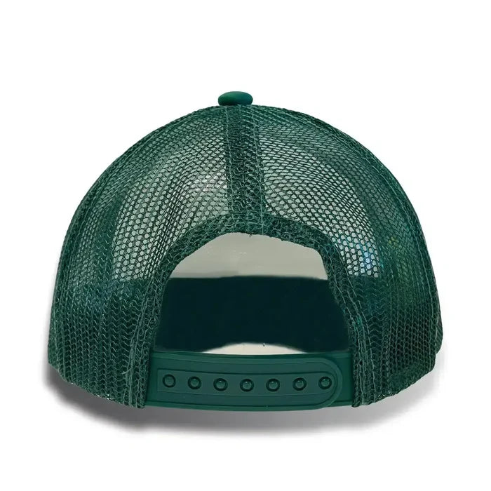 Bubu - Green & White Trucker Hat - Let's Go Explore-Hats-3-18M-Posh Baby