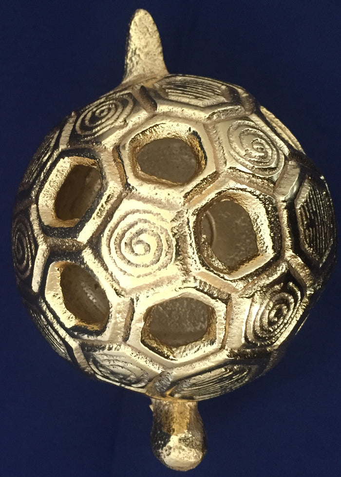 Burner: Golden Turtle Incense, Resin or Herb Burner