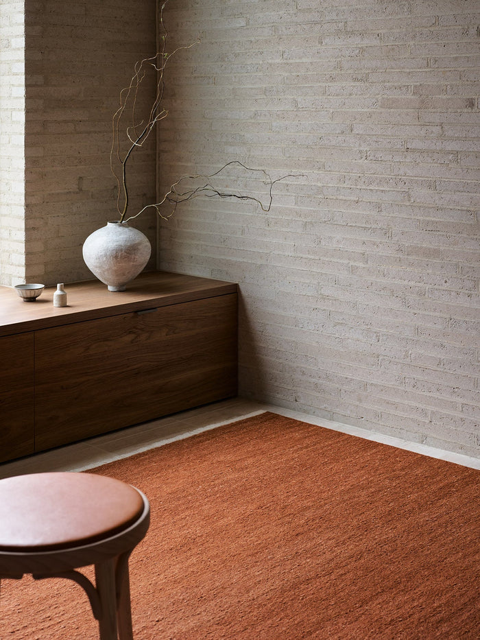 Cable rug in Bisque