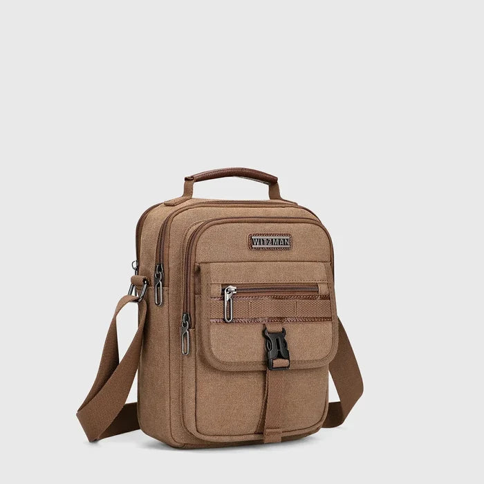 WITZMAN A8014 canvas crossbody bag product view 2