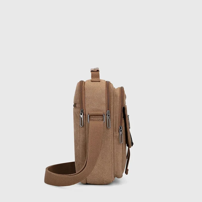 WITZMAN A8014 canvas crossbody bag product view 3