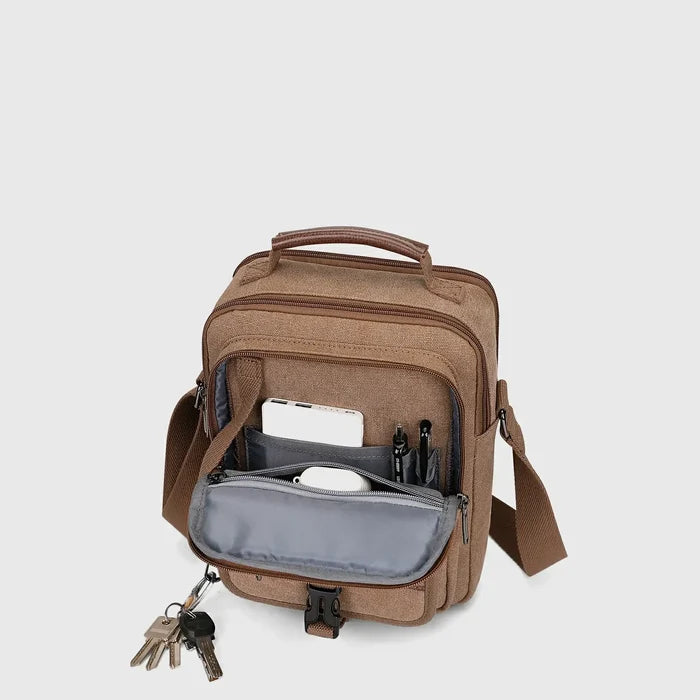WITZMAN A8014 canvas crossbody bag product view 7