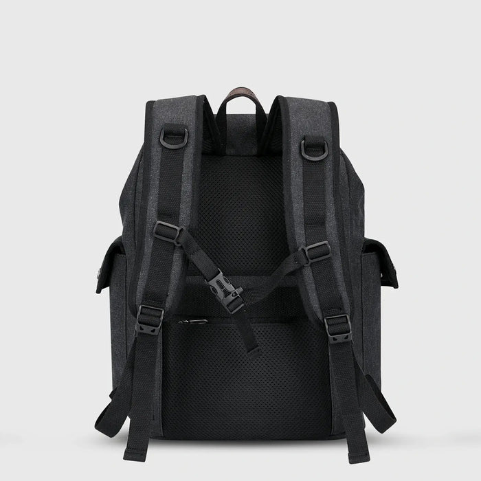 WITZMAN A8004-2 canvas travel backpack product view 4