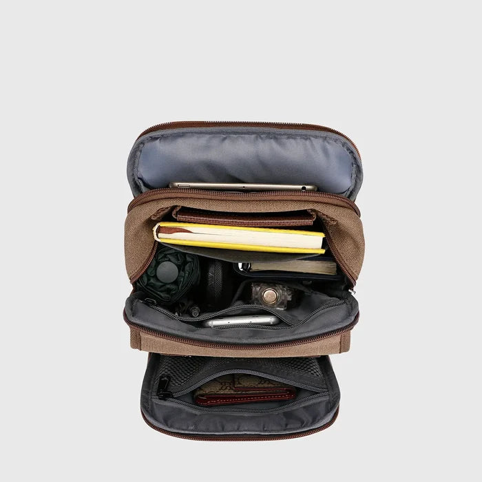 WITZMAN A8015 canvas sling bag product view 5