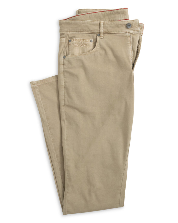 Carmel Steen 5 Pocket Pant in Khaki - Madison's Niche