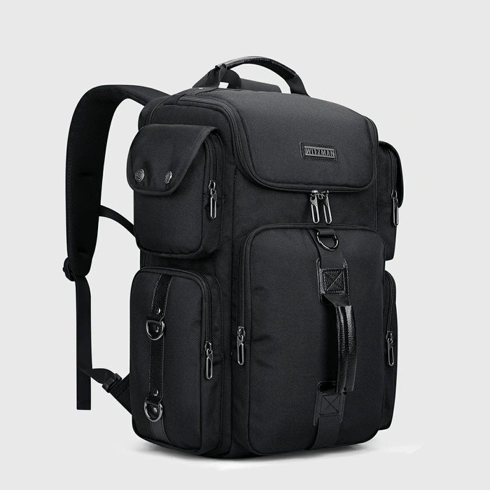 Carry-on Backpack for Men Commuting Casual Travel Laptop Backpacks, front exterior and overall shape