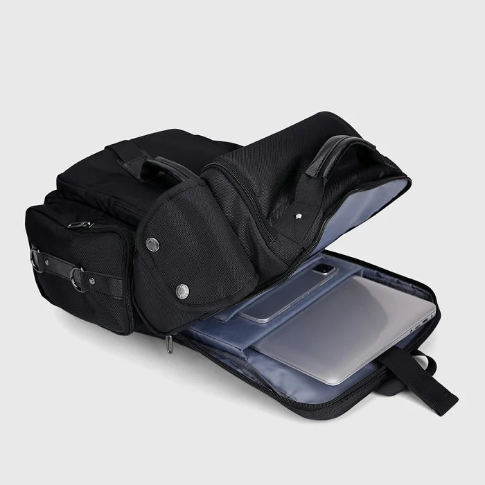 Carry-on Backpack for Men Commuting Casual Travel Laptop Backpacks, carry handle detail
