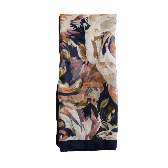 Celina Wrap - Navy Rose