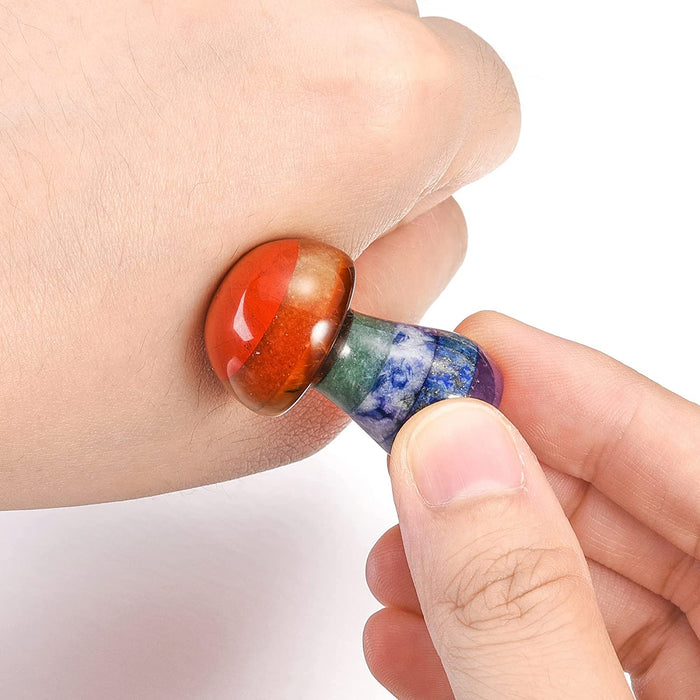 Chakra Stone Mushroom (Free Shipping)