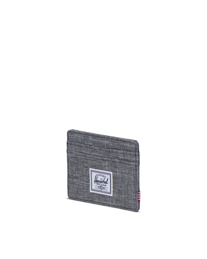 Charlie Cardholder in Raven Crosshatch - Madison's Niche