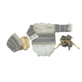 Charlotte Grey and Beige 5-pc Set