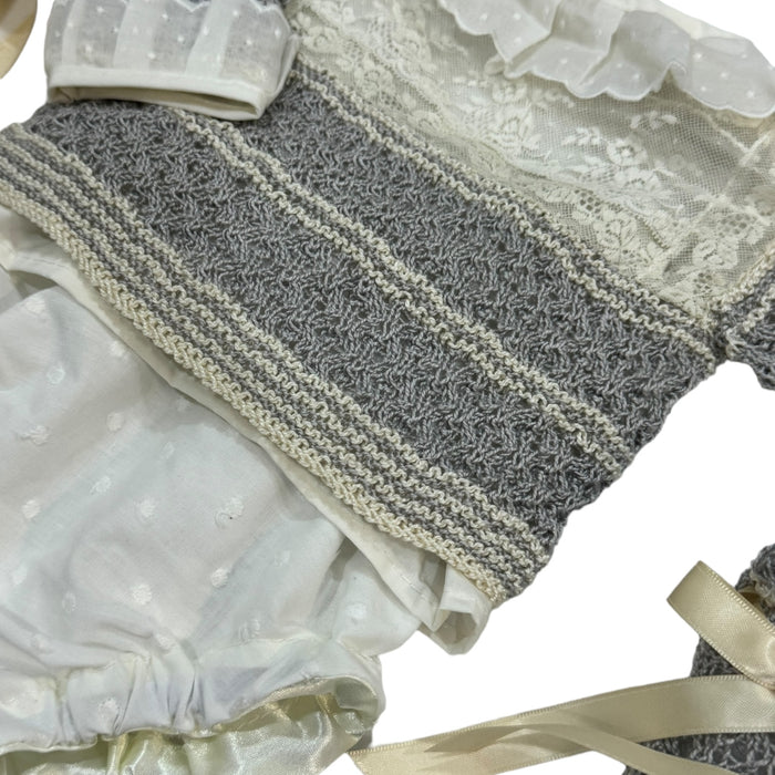 Charlotte Grey and Beige 5-pc Set