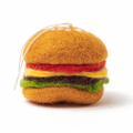 Cheeseburger Felt Holiday Ornament