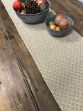 Cherry Blossom Cream and Mustard Long Runner
