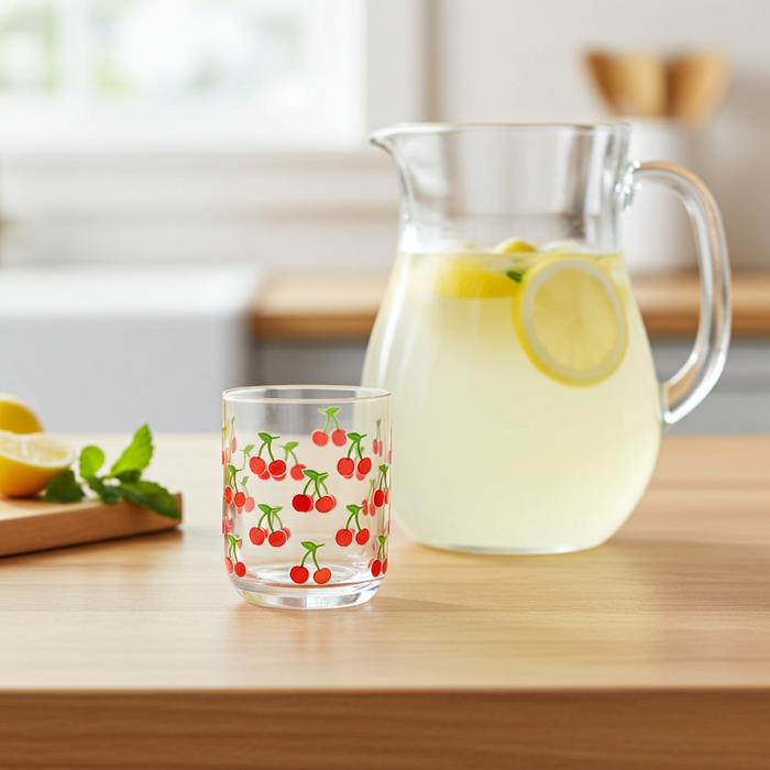 Cherry Drinking Glass - Madison's Niche