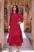 Cherry Red Crepe Co-Ord Set