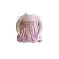 Chloe Pink Gingham Handsmocked Bubble