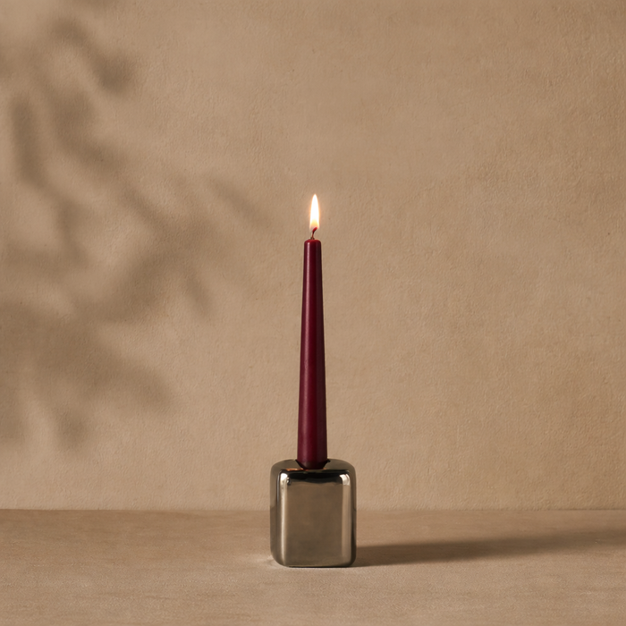 Chrome Taper Candle Holder
