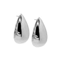 Chunky Teardrop Earrings in Silver - Madison's Niche