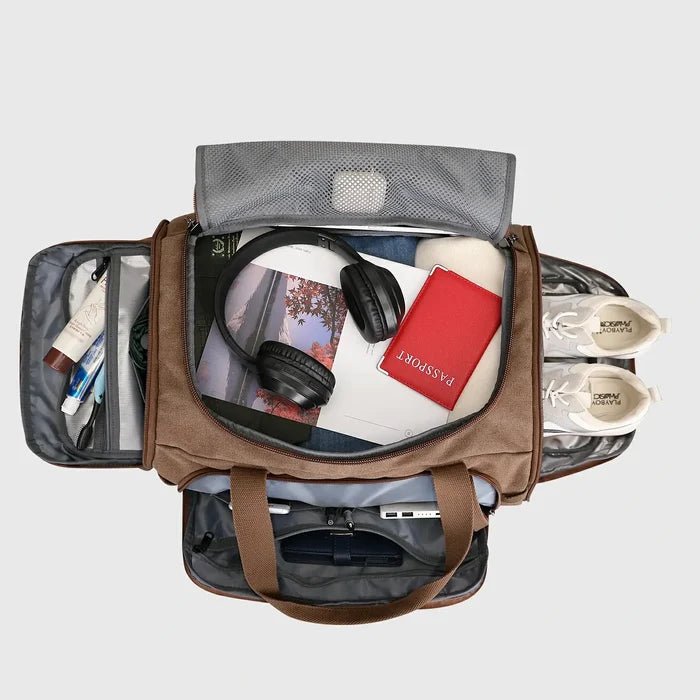 Witzman A8006 canvas classic duffel bag product view 18