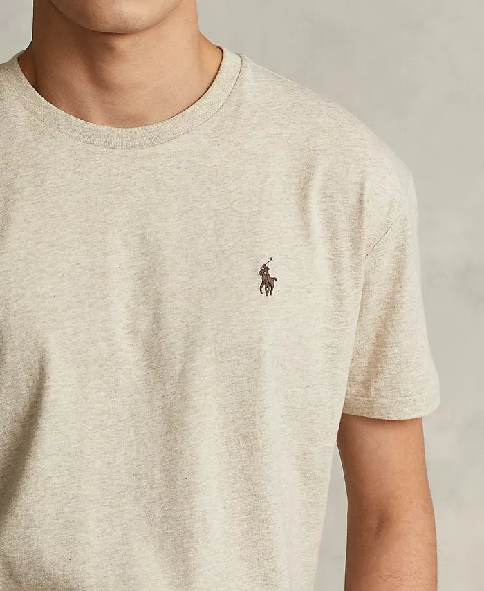 Classic Short Sleeve Crewneck T-Shirt in Expedition Dune Heather - Madison's Niche