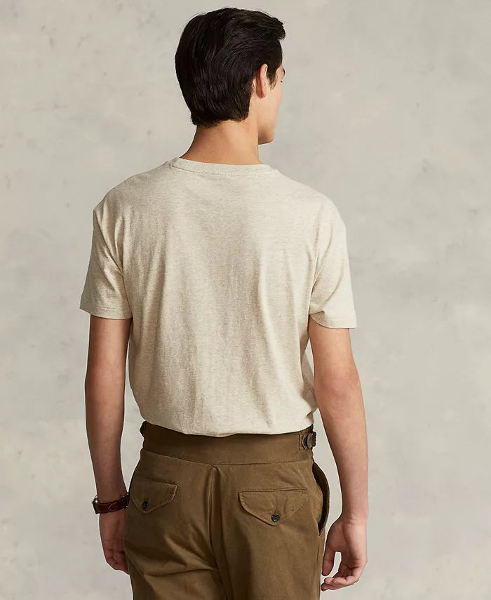 Classic Short Sleeve Crewneck T-Shirt in Expedition Dune Heather - Madison's Niche