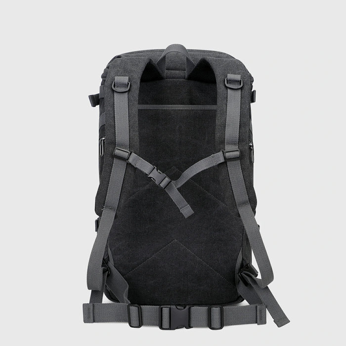 WITZMAN A568-2 canvas travel backpack product view 4
