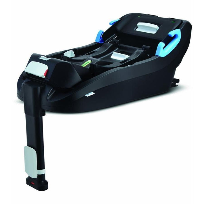 A black Clek Liing Extra Base for infant car seats