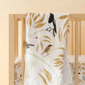 Clementine Kids - Cotton Muslin Crib Sheet - Birds-Crib Sheets-Posh Baby