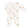 Coccoli - Modal 2-Way Zipper Footie - Cows-Footies + Rompers (Basic)-Newborn-Posh Baby