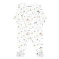 Coccoli - Modal 2-Way Zipper Footie - Mushrooms-Footies + Rompers (Basic)-Newborn-Posh Baby
