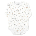 Coccoli - Modal Long Sleeve Bodysuit - Mushrooms-Onesies-0-3M (1M)-Posh Baby