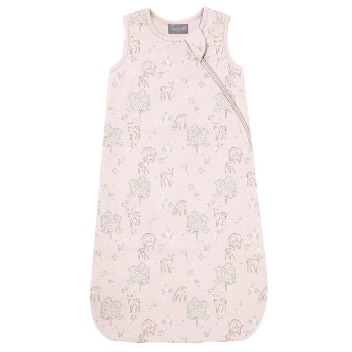 Coccoli - Modal Sleep Sack - 1.5 Tog - Floral Fawns-Sleep Sacks + Bags-0-9M-Posh Baby