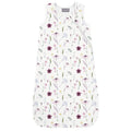 Coccoli - Modal Sleep Sack - 1.5 Tog - Purple Floral-Sleep Sacks + Bags-0-9M-Posh Baby