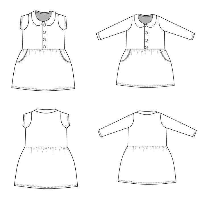 collar dress : 111