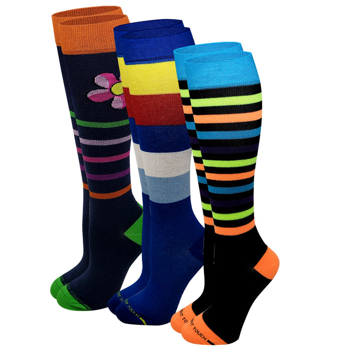 Compression Knee High Socks | Women's 3 pack| 8-15mmHg