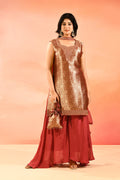 Copper Brown All Over Tissue Straight Cut Set