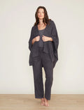 Cozy Weekend Wrap in Carbon - Madison's Niche